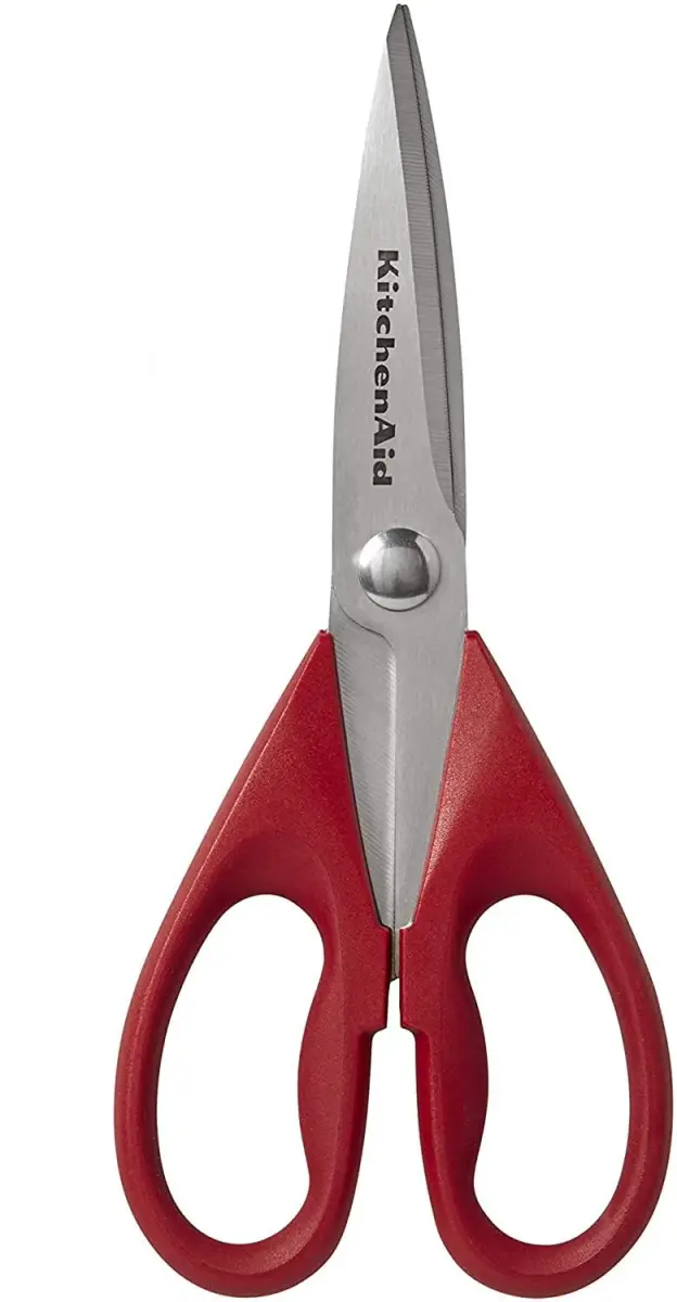 KitchenAid Red 8.72 Inch All-Purpose Kitchen Shears with Protective Sheath, Pack of 2 - main product image