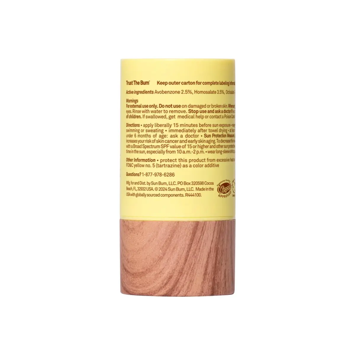 Sun Bum Original SPF 40 Face and Body Sunscreen Stick 1.4 oz (40g) | Water Resistant Broad Spectrum Protection - view 5