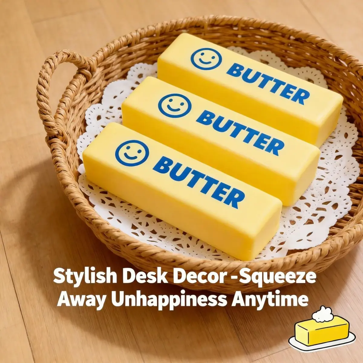 Midou Slow Rising Dumpling Squishy Butter Toy 14 cm (5.5 inches) | Non-Toxic Polyurethane for Stress Relief - view 3