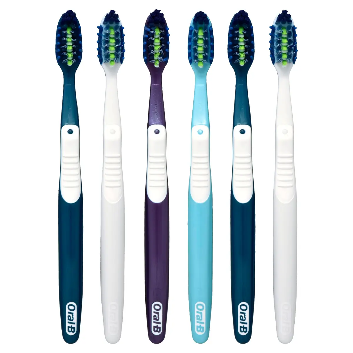 Oral-B Pro Clean Cross Action Toothbrushes 6 Count | Deep Plaque Removal (70-120c) - view 9