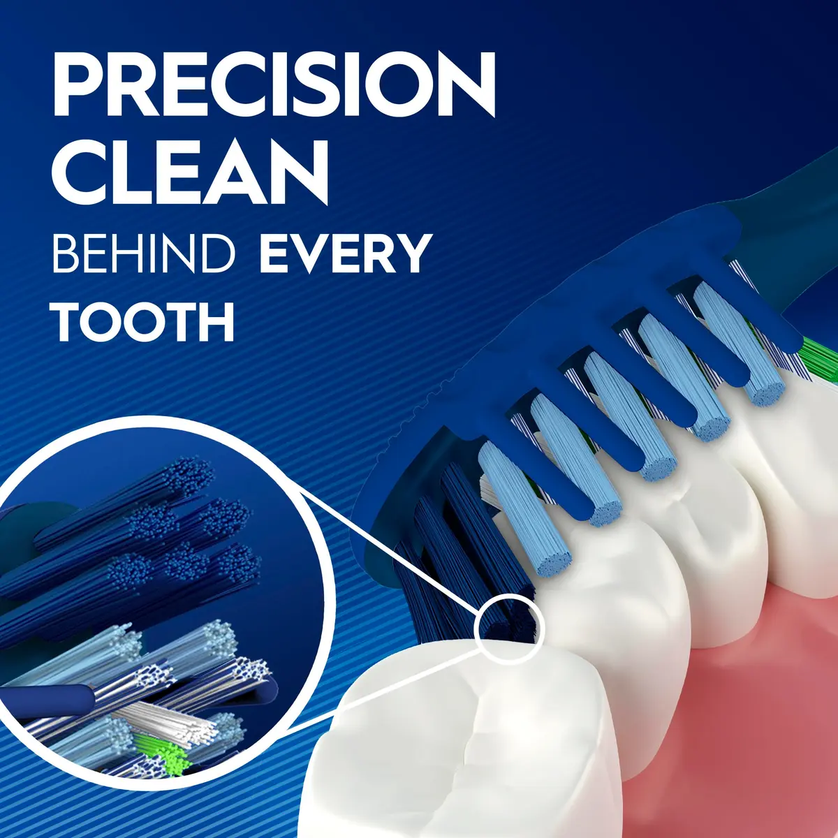 Oral-B Pro Clean Cross Action Toothbrushes 6 Count | Deep Plaque Removal (70-120c) - view 4
