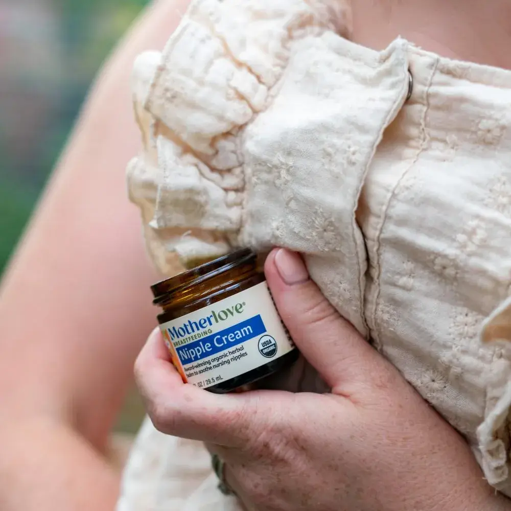Motherlove Organic Nipple Cream 2 Fl Oz (59.14ml) | Lanolin-Free Soothing Balm for Breastfeeding - view 6