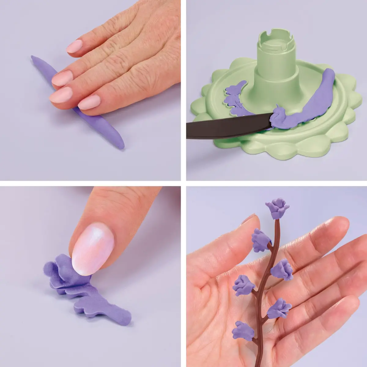 Play-Doh Blooms Meadow Flower Bouquet Kit | DIY Floral Craft Set for Adults & Teens - view 4