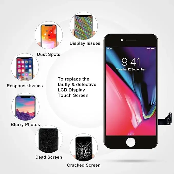LL TRADER iPhone 8/SE 2020 4.7" FHD Screen Replacement Kit | Tested Quality Display - view 6