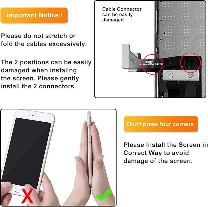 LL TRADER iPhone 8/SE 2020 4.7" FHD Screen Replacement Kit | Tested Quality Display - view 5