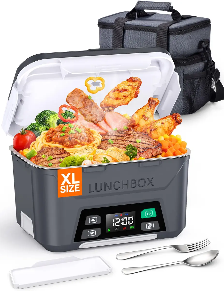 Docusvect Cordless Electric Lunch Box 1.5L | Schedule Heating for Adults - main product image