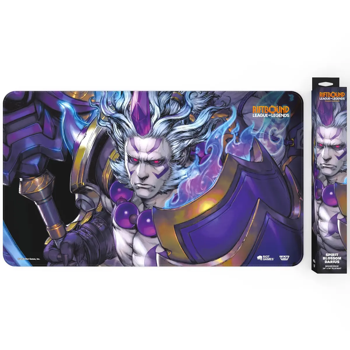 Riftbound: League of Legends Playmat: Darius | 24x14 Neoprene Character Art Tabletop Accessory - main product image