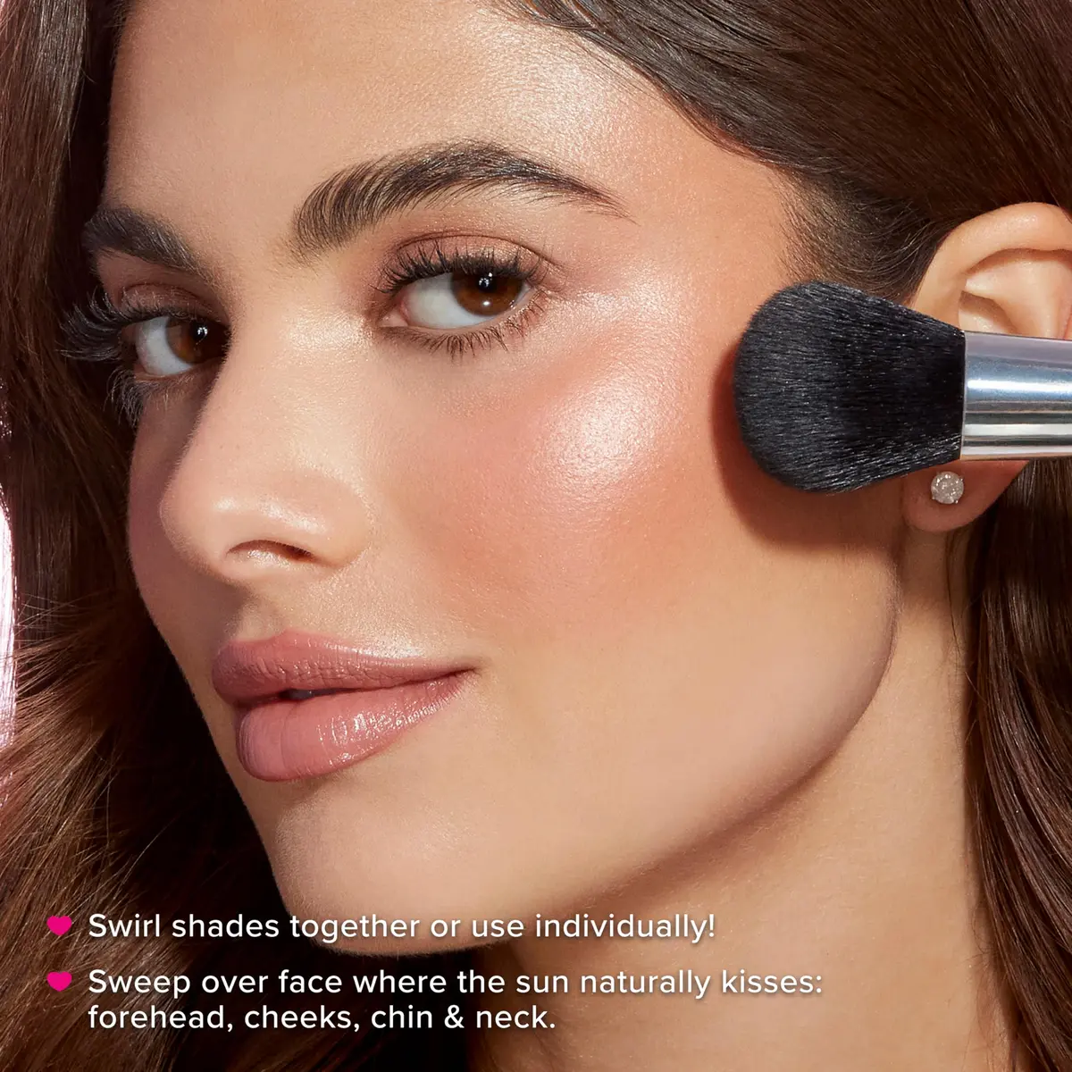 Too Faced Sun Bunny Blushing Bronzer 0.28 Oz | Dual-Shade Sheer, Luminous Bronzer with Pink Undertones - view 7