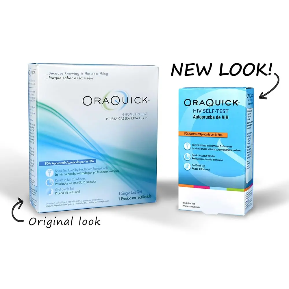 OraQuick HIV Self-Test, Oral Fluid, 6 Ct | Rapid, Lab-Quality Results in 20 Min, Discreet Home Use - view 8