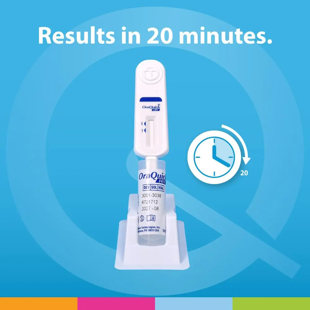 OraQuick HIV Self-Test, Oral Fluid, 6 Ct | Rapid, Lab-Quality Results in 20 Min, Discreet Home Use - view 4