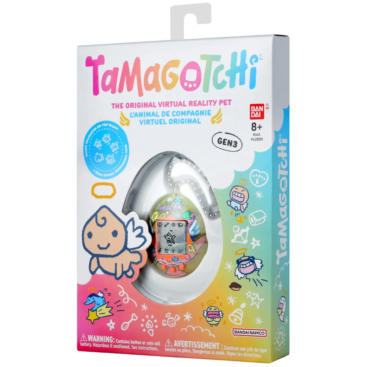 Tamagotchi Original Angel Flower Bouquet Electronic Pet | ASTM-Tested for Ages 8+ - view 5