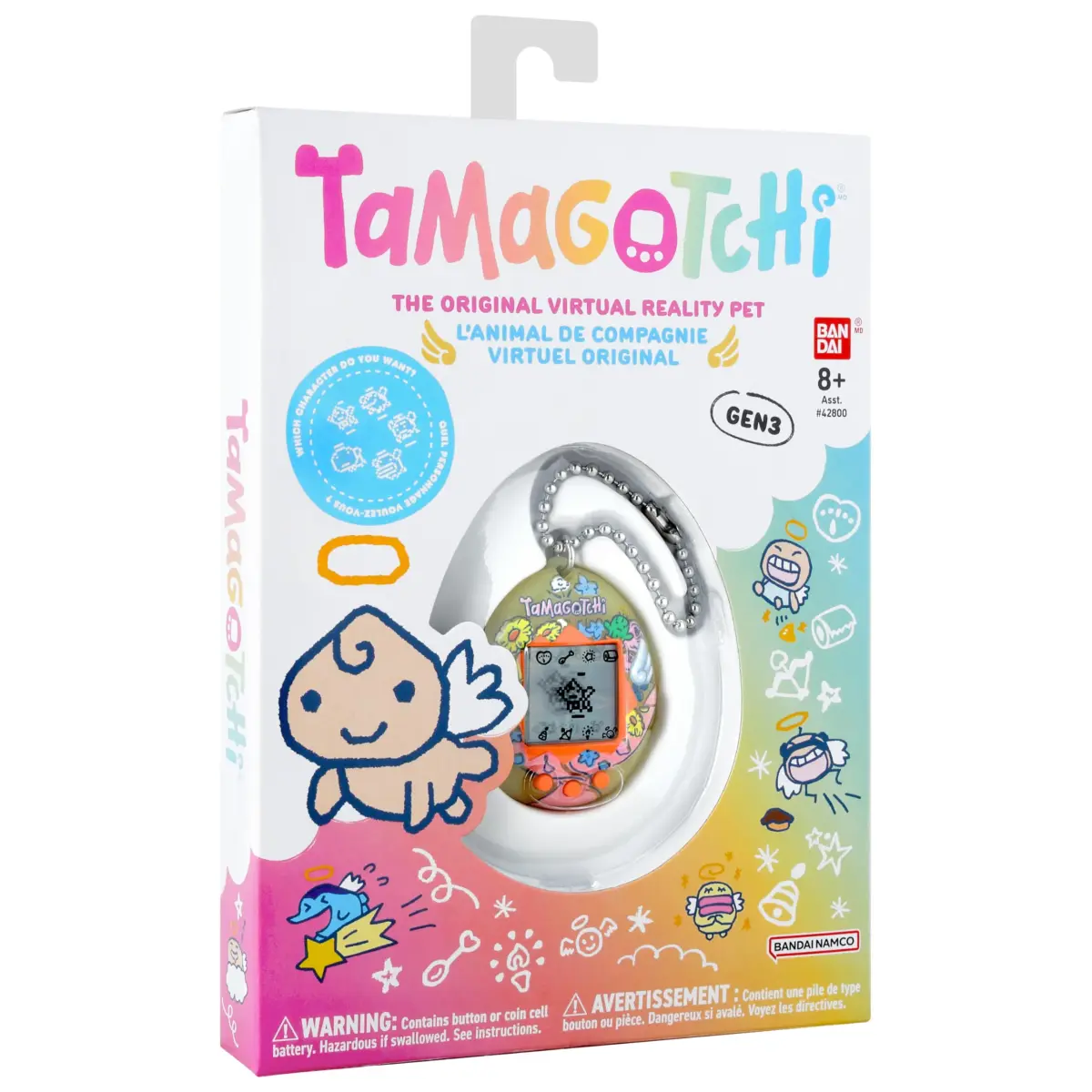 Tamagotchi Original Angel Flower Bouquet Electronic Pet | ASTM-Tested for Ages 8+ - view 7
