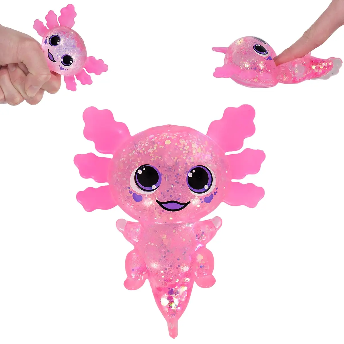 Puffwize Axolotl Squishy Toy Squeeze Stress Relief Fidget Sensory Toy for Kids Adults | Non-Toxic BPA-Free - main product image