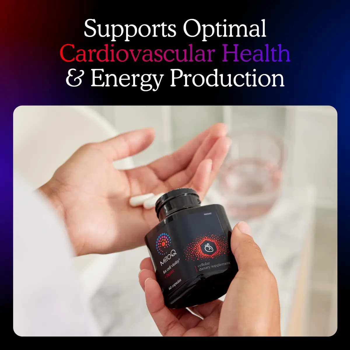 MitoQ +Heart Advanced CoQ10 Magnesium Heart Support 180 Caps | Supports Vascular & Cellular Energy - view 3