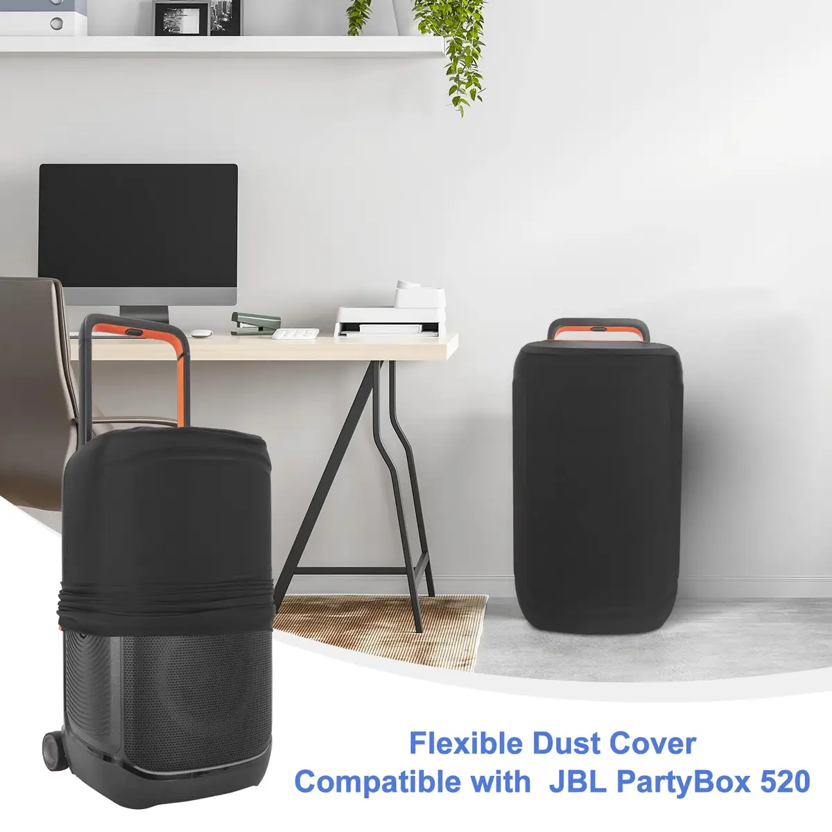 OUUTMEE Dust Cover for JBL PartyBox 520 | Elastic Fabric Protector for Portable Speakers - view 2