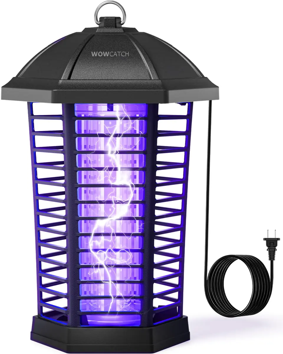 WowCatch LED Bug Zapper Outdoor 4200V Weatherproof IPX4 | Effective Mosquito & Fly Control - main product image
