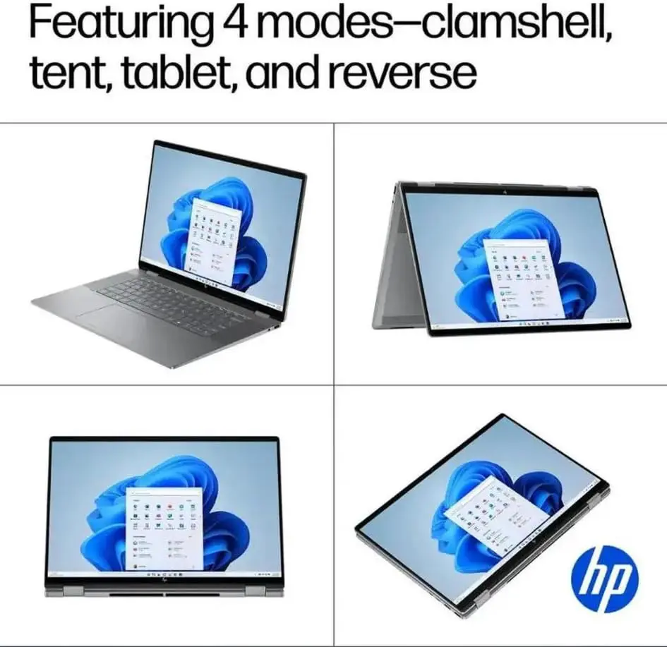 HP OmniBook X Flip 16" WUXGA Touchscreen Laptop | AMD Ryzen 5 220 | 8GB DDR5 | 512GB SSD - view 8
