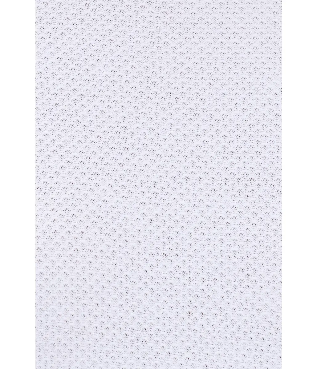 Elliott Lauren Waffle Stitch Raglan Sweater White XS | Cozy Cotton, Relaxed Fit - view 5