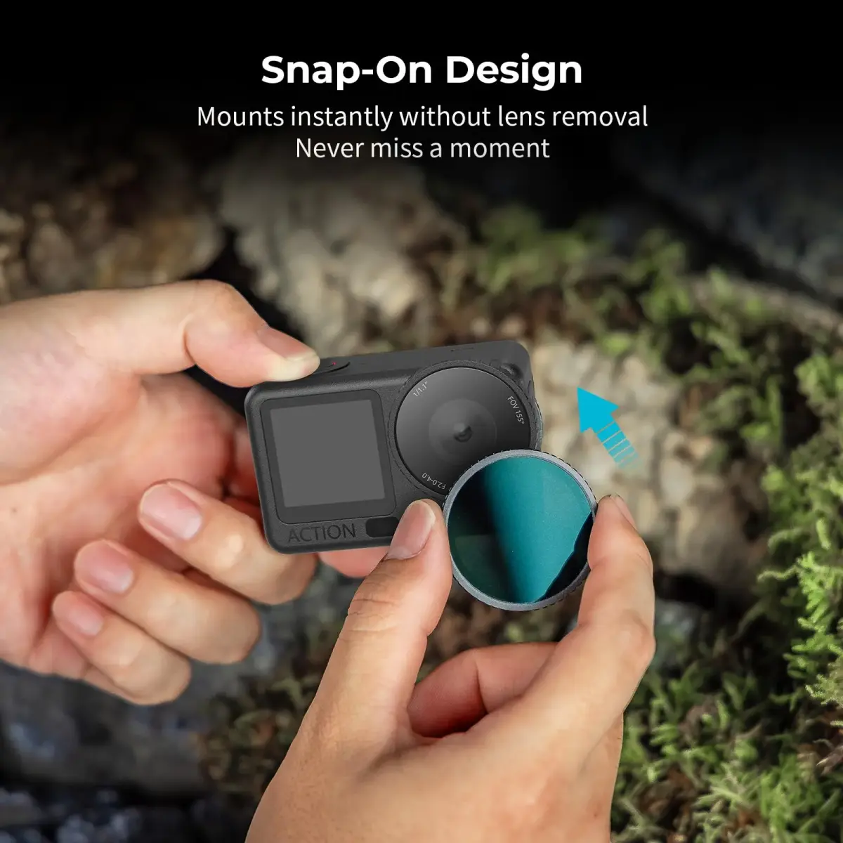 SmallRig 43.86mm Black Mist Filter for DJI Osmo Action 6 | 1/4 Diffusion Effect, Multi-Coated Optical Glass - view 4