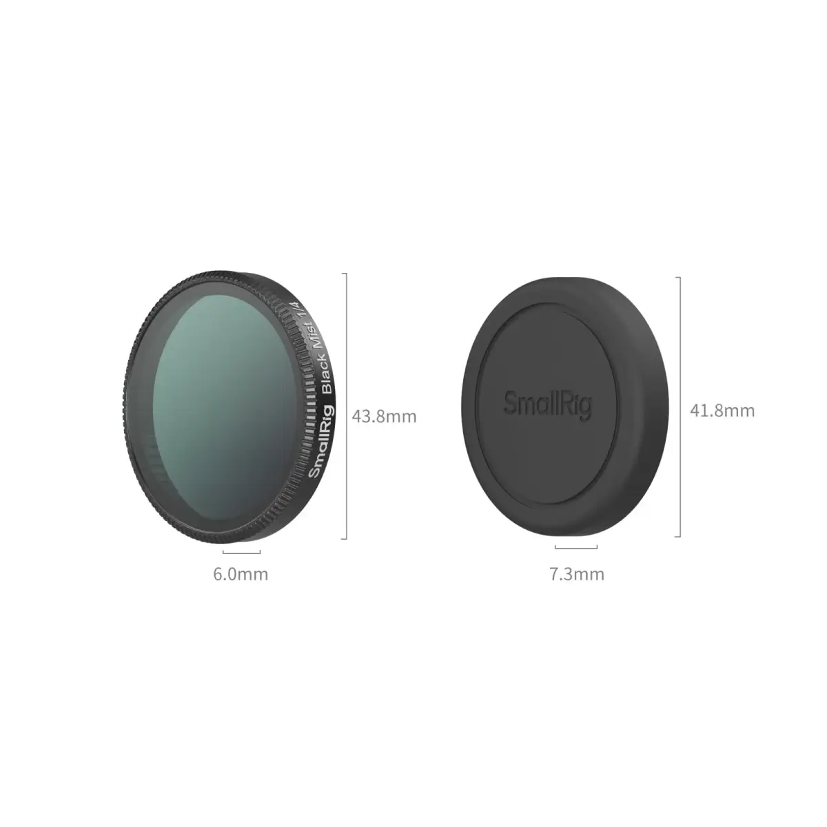 SmallRig 43.86mm Black Mist Filter for DJI Osmo Action 6 | 1/4 Diffusion Effect, Multi-Coated Optical Glass - view 7