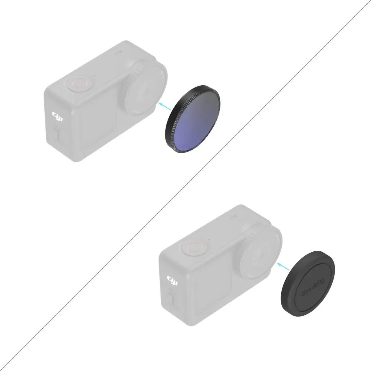SmallRig 43.86mm Black Mist Filter for DJI Osmo Action 6 | 1/4 Diffusion Effect, Multi-Coated Optical Glass - view 8