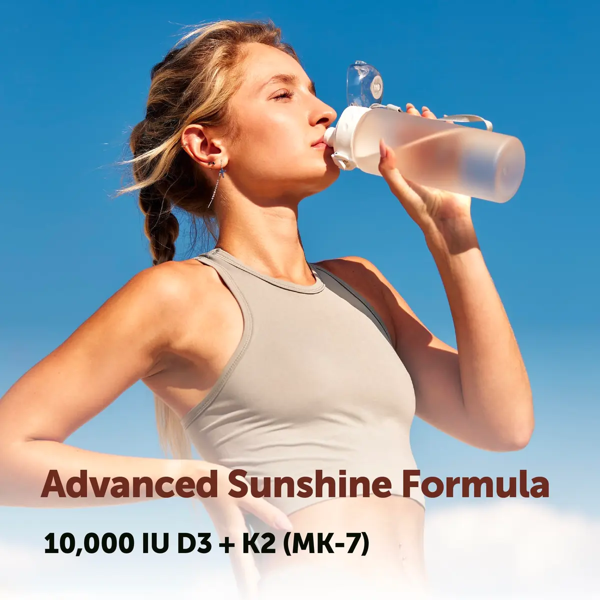 Micro Ingredients Vitamin D3 10,000 IU + K2 MK-7 200 mcg 90 Softgels | Extra Strength 2-in-1 D3 K2 Supplement - view 4
