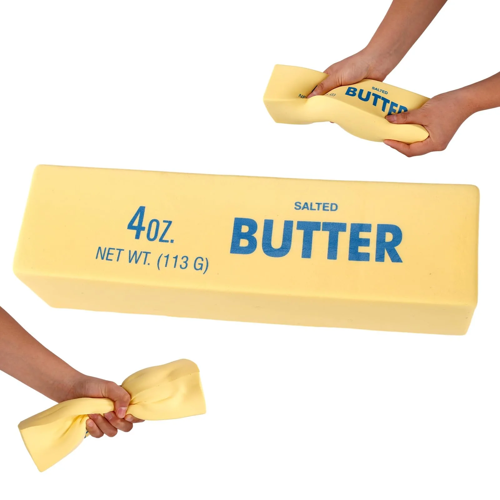 Lyreh Jumbo Butter Stick Squeeze Toy (23.5cm / 9.25in) | Non-Toxic PU Material for Kids 14+ - main product image