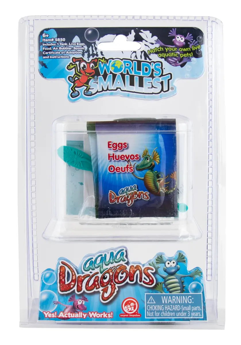 World’s Smallest Aqua Dragons Live Aquatic Pets Kit for Ages 6+ | Miniature Science Fun - main product image