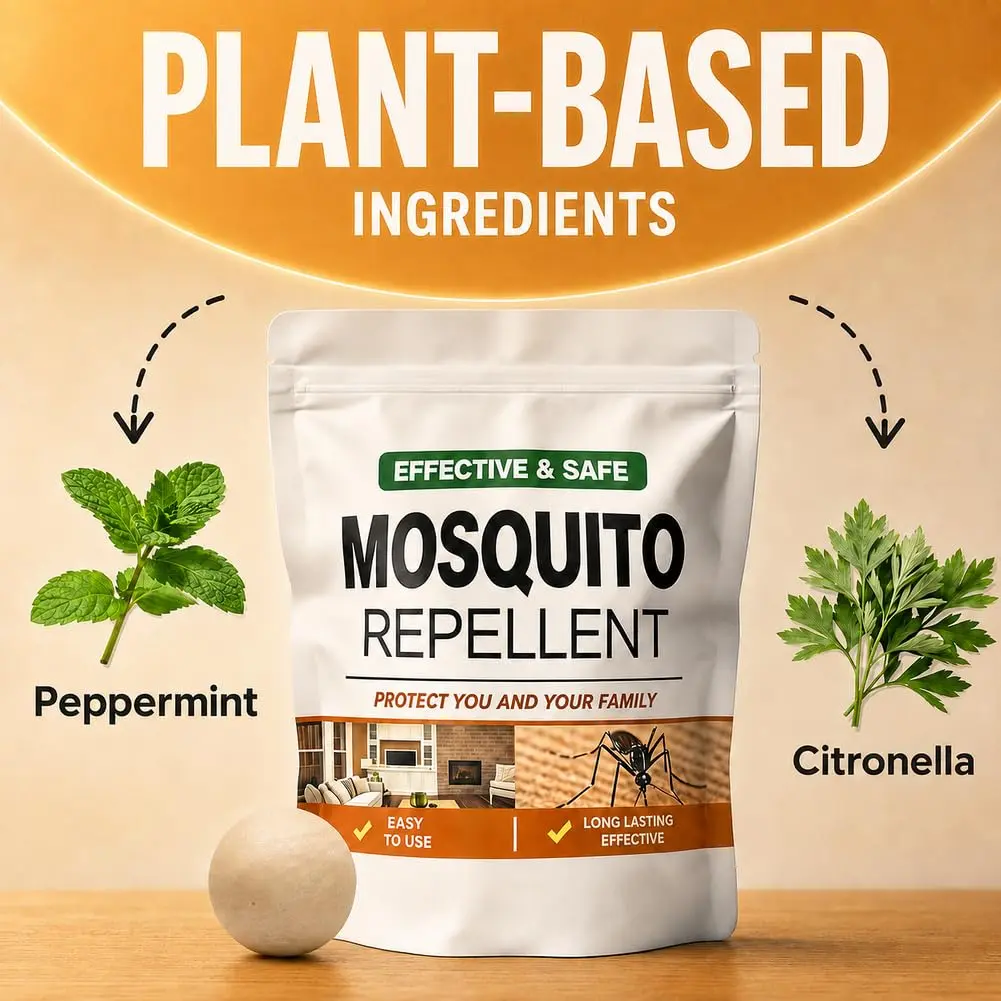 AUDQQM Mosquito Repellent Balls 8-Pack | Long-Lasting Outdoor & Indoor Protection - view 6