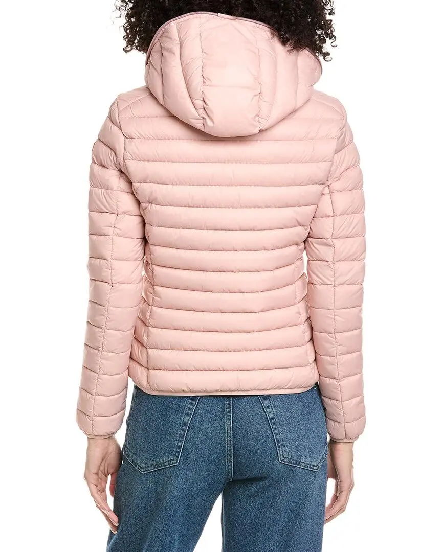 Save The Duck Daisy Lightweight Animal-Free Windproof Water-Repellent Jacket | Blush Pink, Medium - view 2