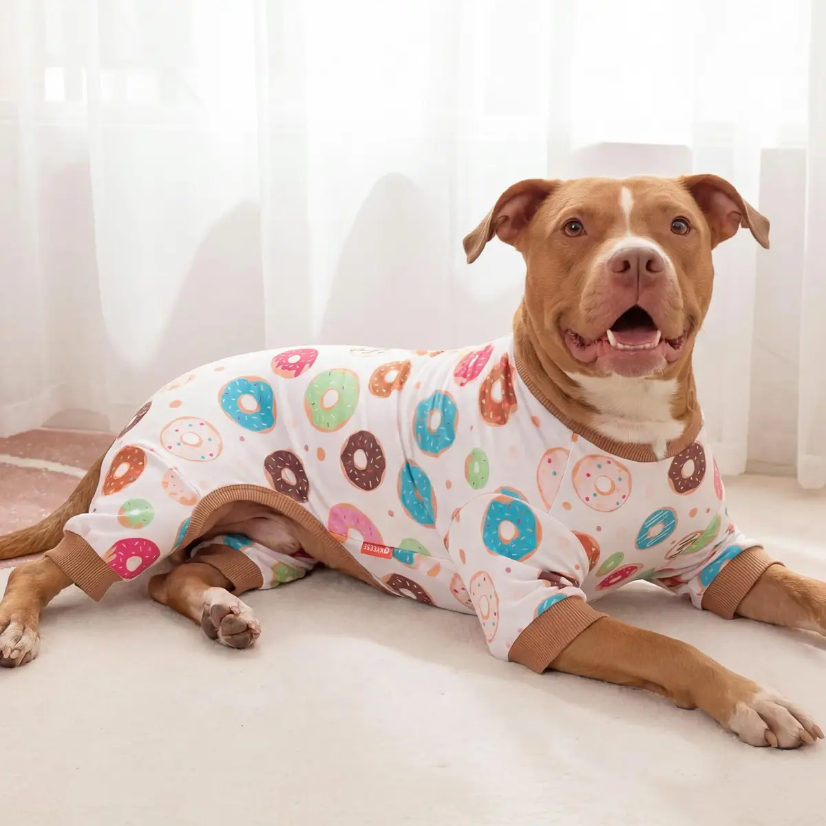 KYEESE Velvet Dog Pajamas for Large Dogs XXXL | Soft, Breathable & Cozy for Indoor Comfort - view 5