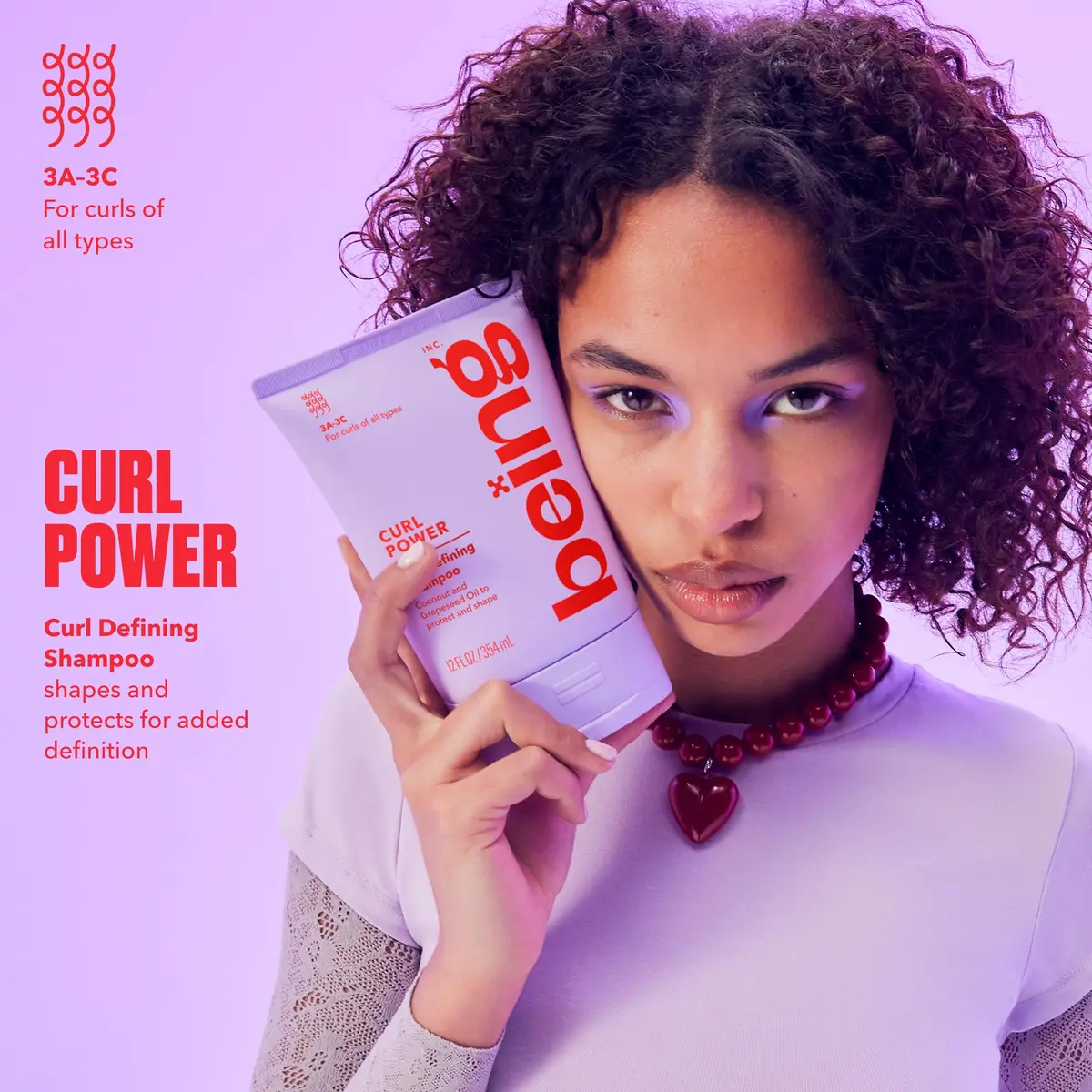 being CURL POWER Curl Defining Shampoo & Conditioner Set 354mL | Hydrates & Defines Type 3A–3C Curls - view 2