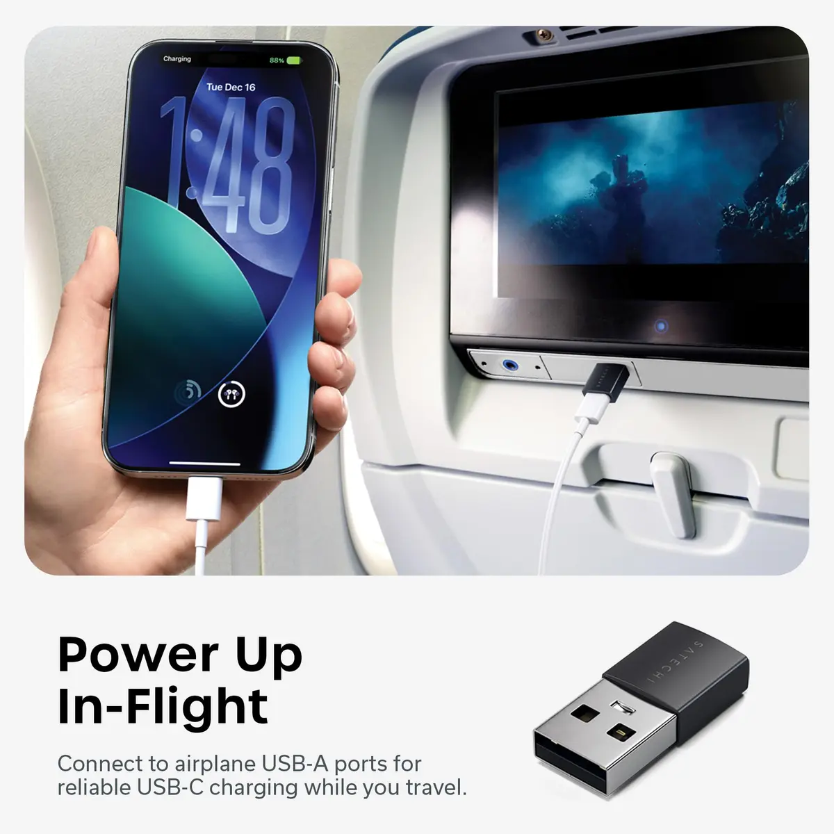 Satechi USB-A to USB-C Adapter (2-Pack) 10Gbps | Space Black - view 3