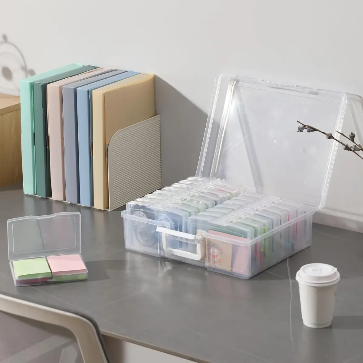 novelinks Photo Storage Box with 16 Inner Containers | 1600 Photo Capacity, 39.5cm x 32.9cm x 26.7cm - view 6