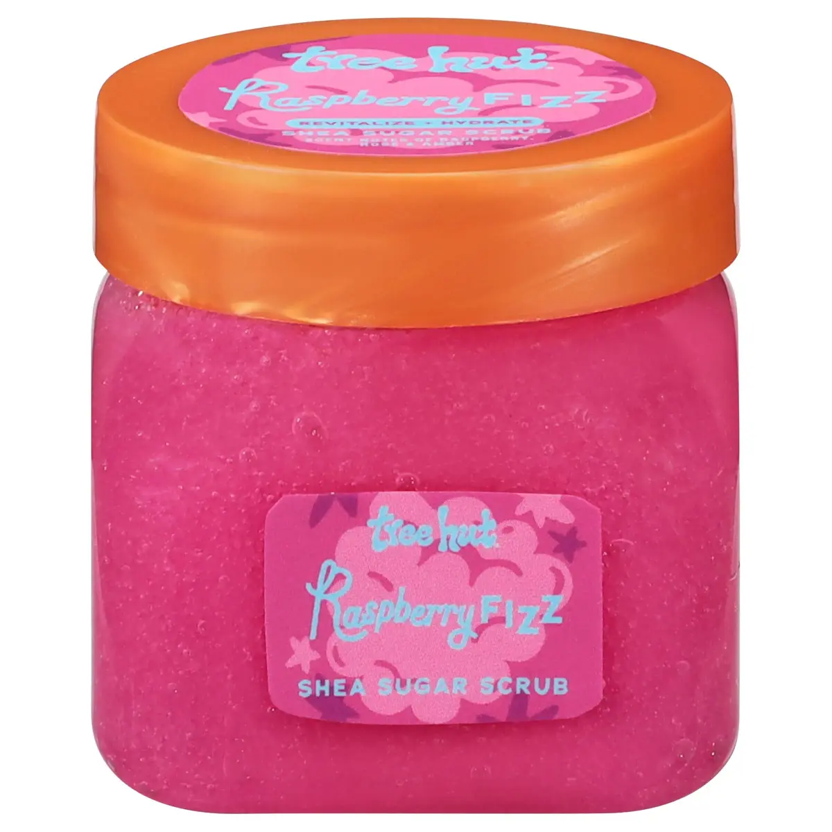 Tree Hut Raspberry Fizz Shea Sugar Body Scrub 96g (3.4 Oz) | Exfoliates & Nourishes for Glowing Skin - main product image