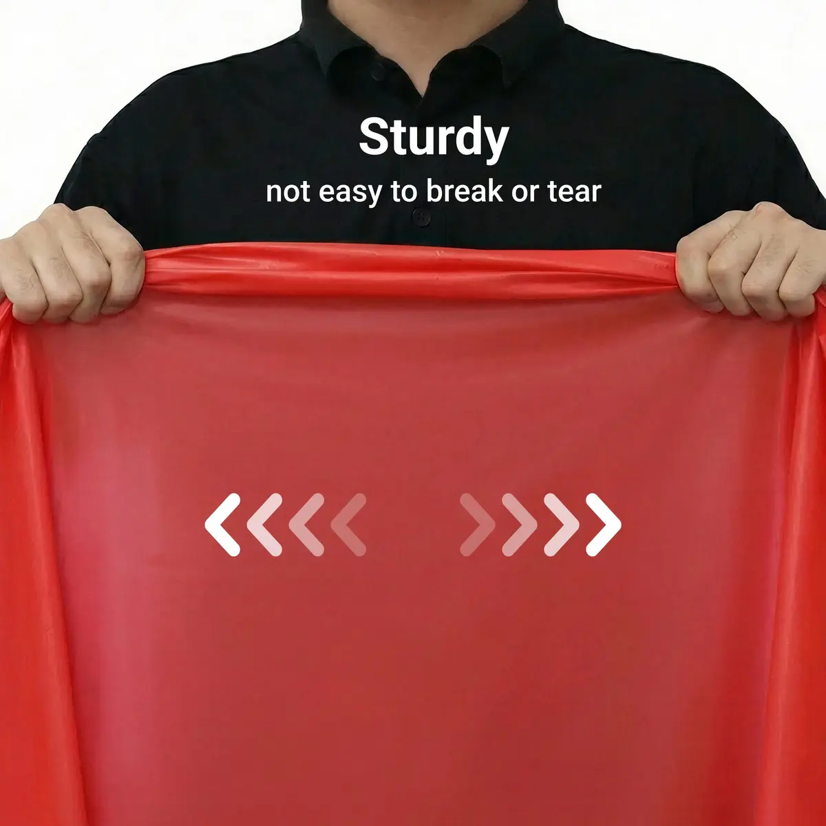 Auros 10-Pack Red Plastic Tablecloths 54x108 | Waterproof, Disposable, Fits 6-8FT Tables - view 3