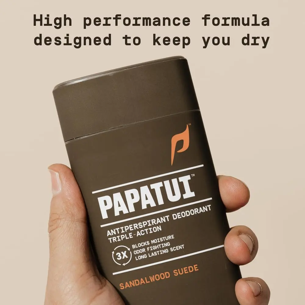 PAPATUI by Dwayne Johnson Antiperspirant Sandalwood Suede 2.6 oz | Long-lasting sweat & odor control - view 4