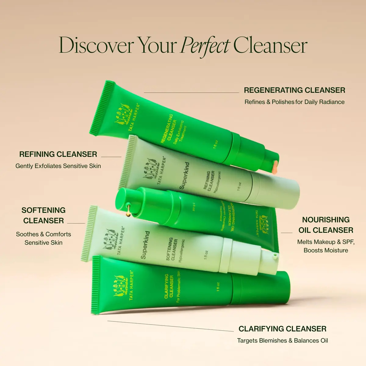 Tata Harper Clarifying Cleanser 30ml | Oil-Control Face Wash with Natural Ingredients - view 7