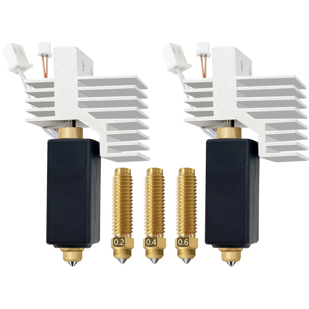 RugooSpink 2PK 0.4MM CC2 Hotend for Centauri Carbon 2 | Ceramic Hot End Upgrade for Elegoo CC2 - main product image