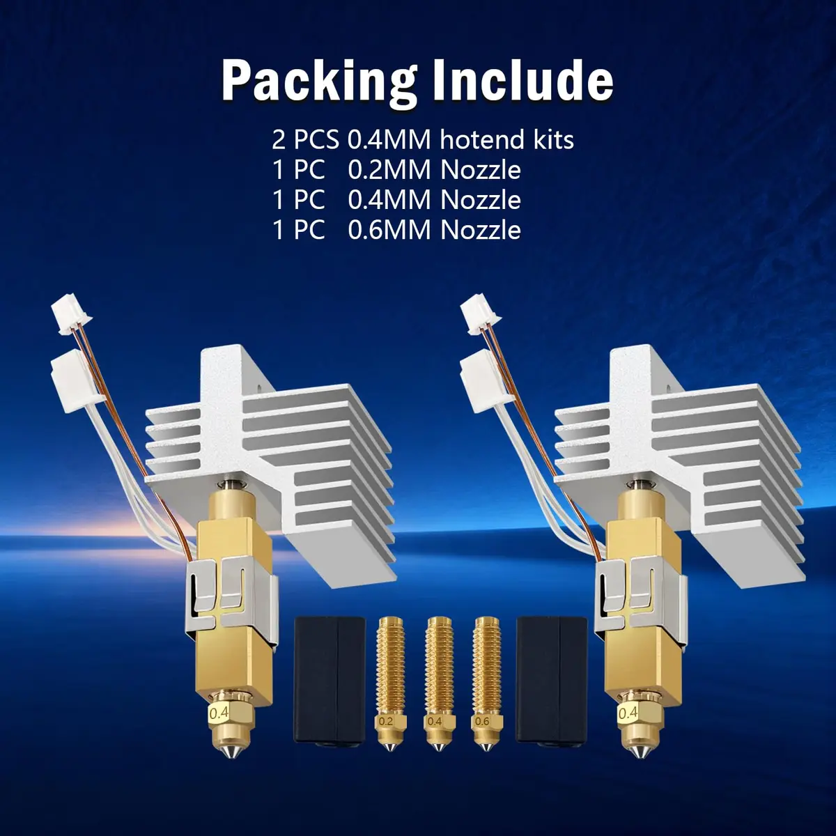 RugooSpink 2PK 0.4MM CC2 Hotend for Centauri Carbon 2 | Ceramic Hot End Upgrade for Elegoo CC2 - view 8