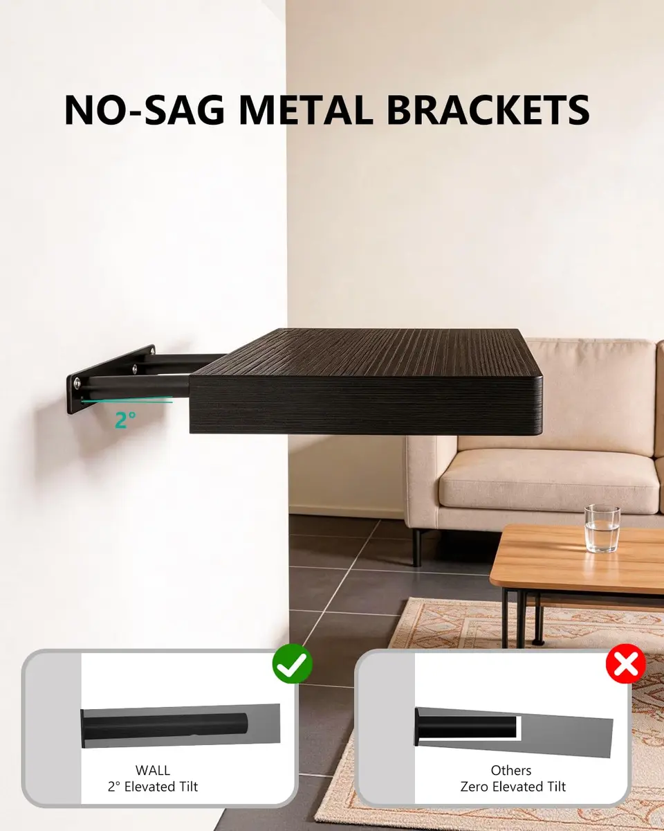 WALI Black Soundbar Mount for Sonos Arc & Arc Ultra, Set of 3 | Heavy Duty 10.2 kg (22 lbs) Capacity - view 3