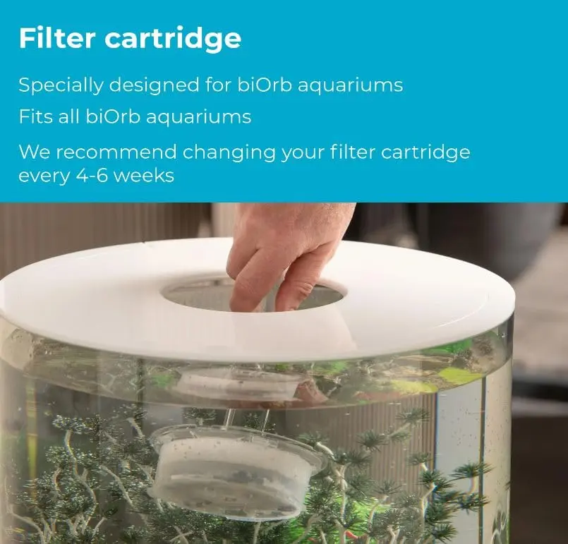 biOrb Service Kit Value Pack 6 Months | Aquarium Care Essentials with 6 Filter Cartridges & Water Treatments (110c) - view 4