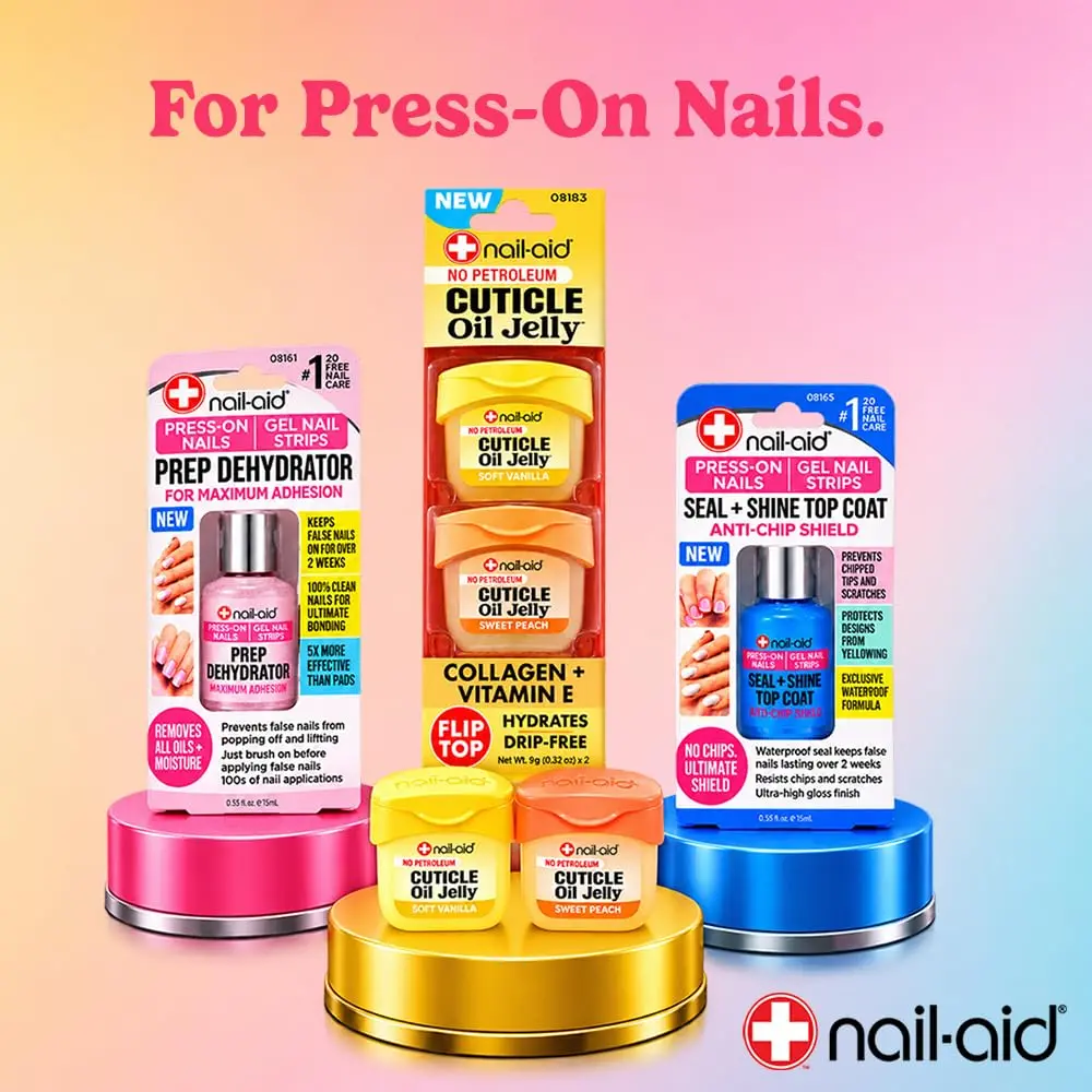 Nail-Aid Cuticle Oil Jelly 0.64 Oz | Non-Drip, Press-On Friendly, Deep Moisturization - view 4