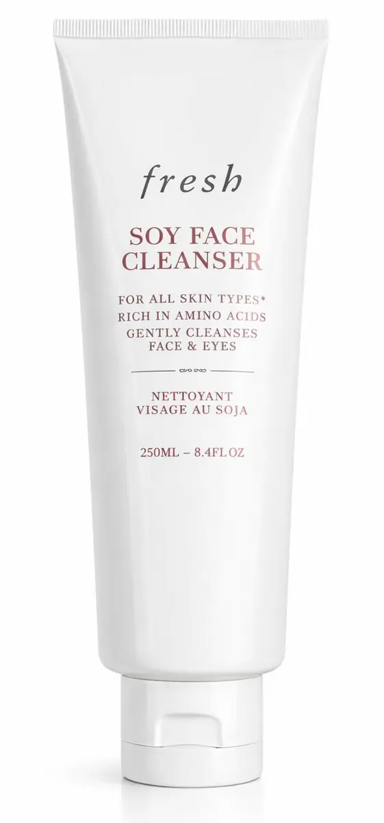 Fresh Soy Face Cleanser Value Size 250 mL (8.4 fl oz) Gentle Gel Facial Cleanser for All Skin Types | Removes Makeup + Sunscreen - main product image
