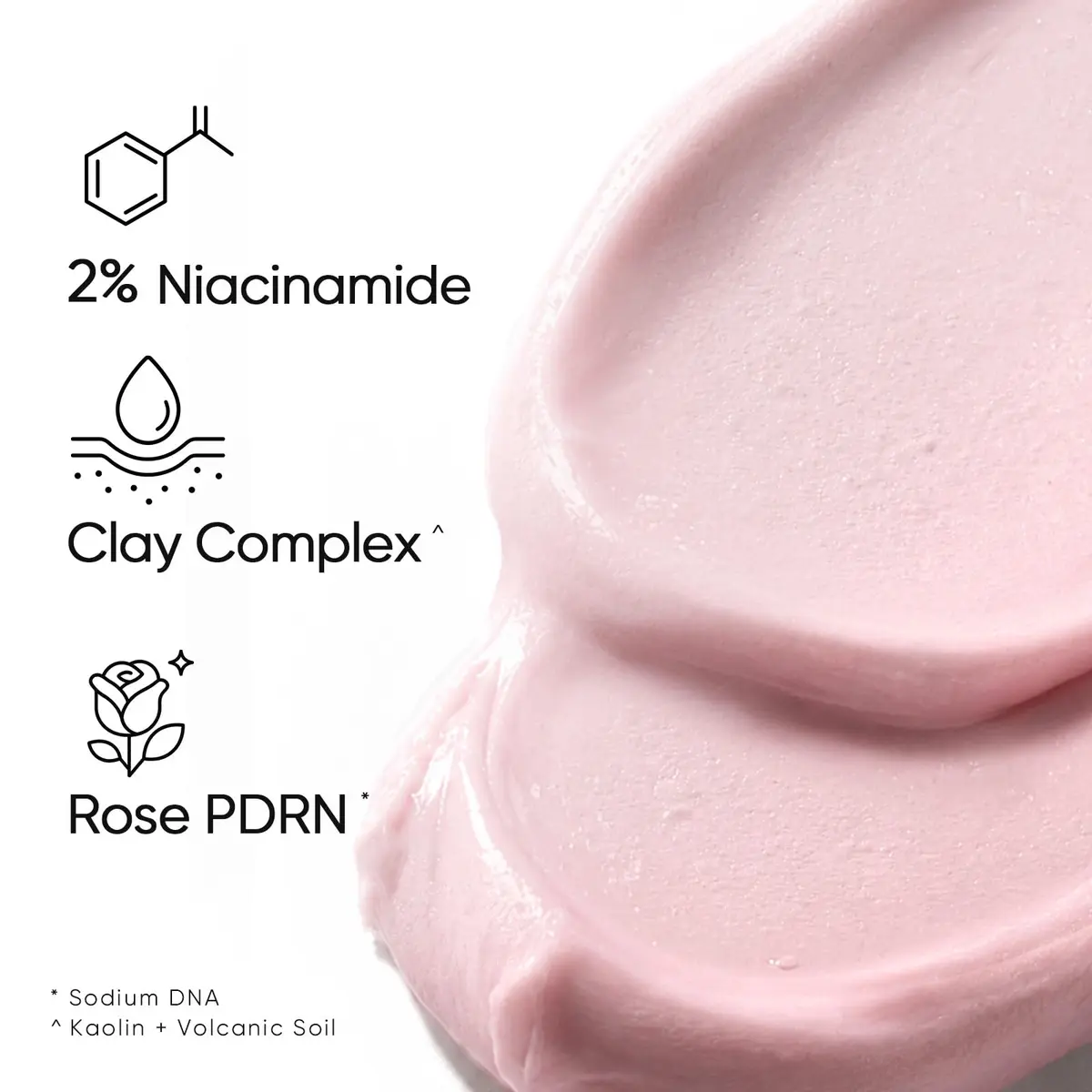 SKINTIFIC Rose PDRN Clay Mask Stick with Niacinamide & Alpha-Arbutin 30g (1.06 oz) | Deep Pore Cleansing for Oily & Dull Skin - view 5