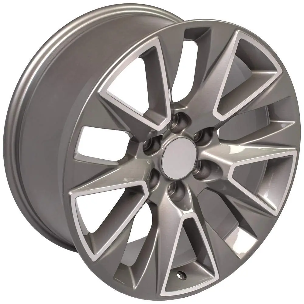 OE Wheels CV26 20x9 Silver Wheels | 6x139.7 Bolt Pattern, 28ET Offset, 275/55R20 TBB Tires - view 4