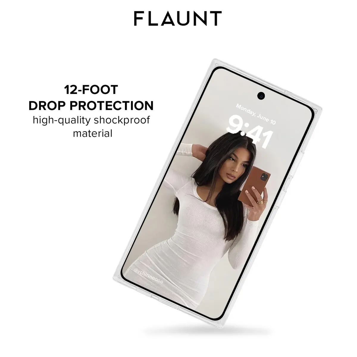 FLAUNT Square Samsung Galaxy S26 Ultra Case - Confetti Tortoise Shell | Shockproof & Magnetic - view 3