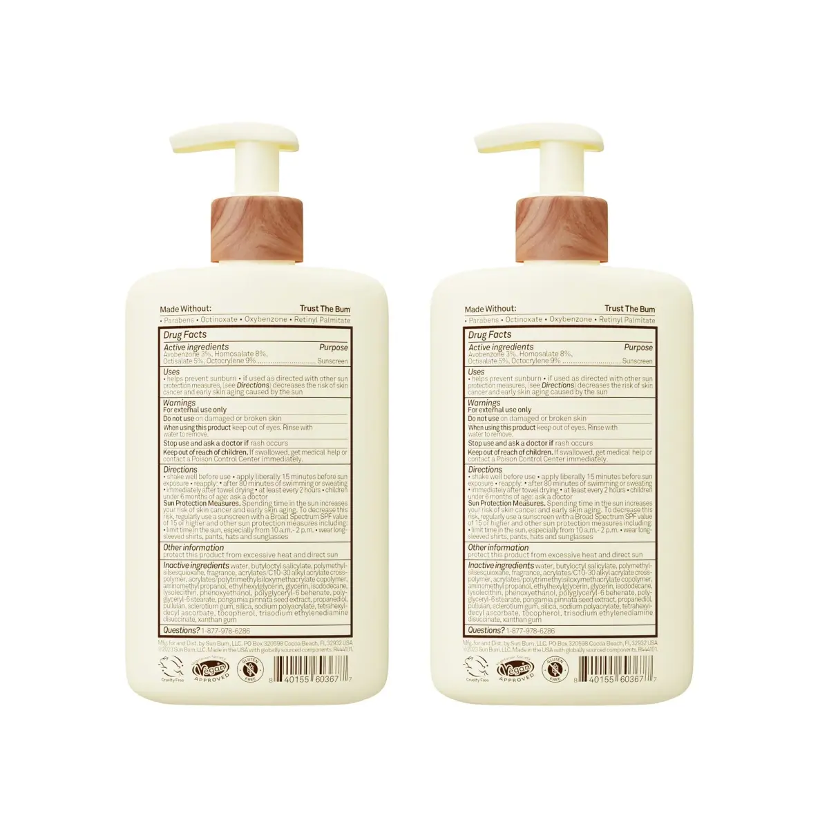 Sun Bum Daily SPF 50 Body Lotion 156g (5.5 Fl Oz) Pack of 2 | Broad Spectrum Moisturizing Sunscreen with Vitamin E - view 6