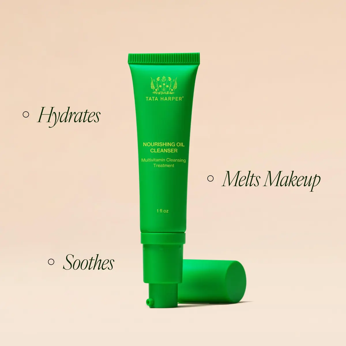 Tata Harper Nourishing Oil Cleanser & Makeup Remover with Vitamin E | Hydrates & Supports Skin Barrier - view 3