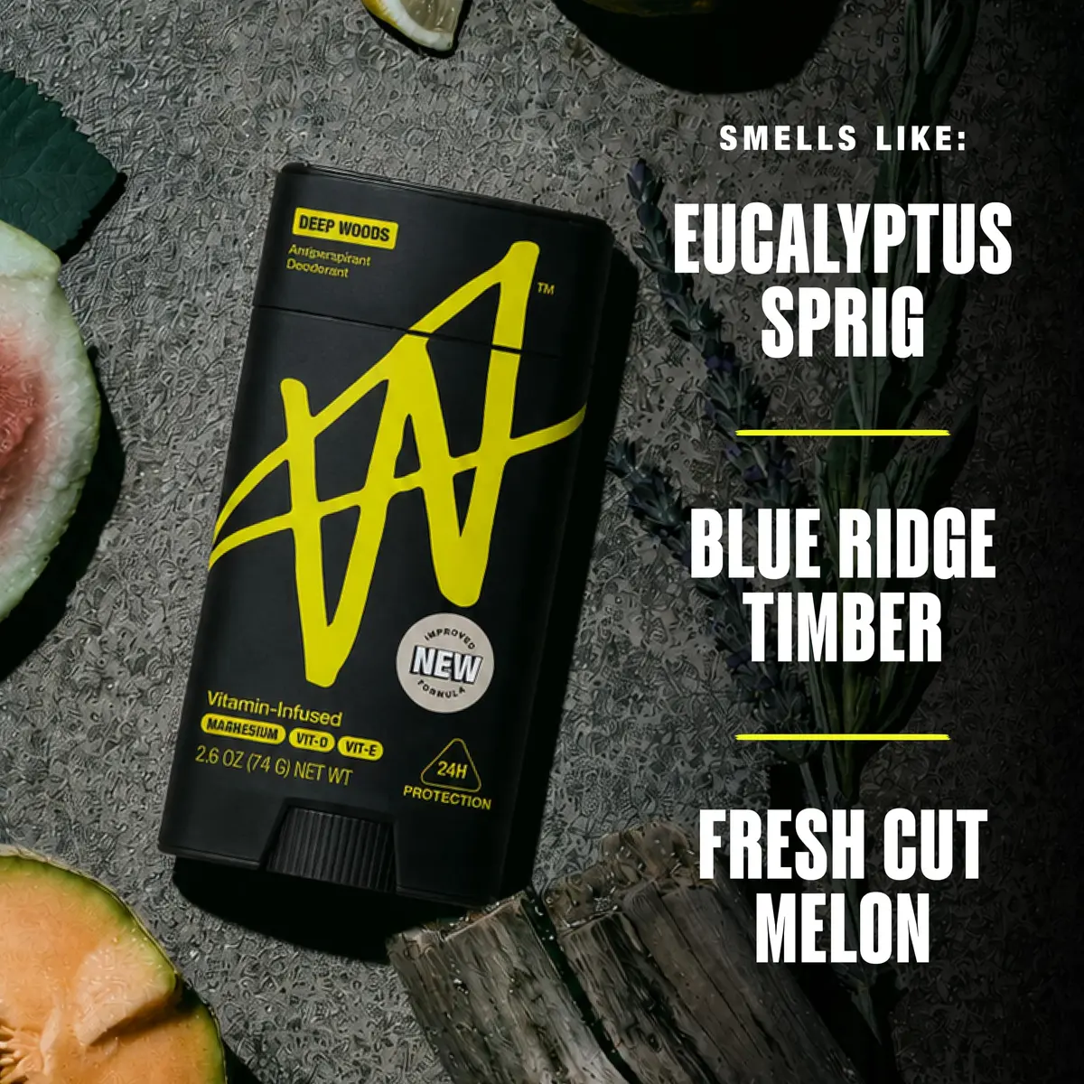 W By Jake Paul Men's Antiperspirant 2.6 oz | 24-Hour Sweat & Odor Protection, Vitamin-Infused Formula - view 3